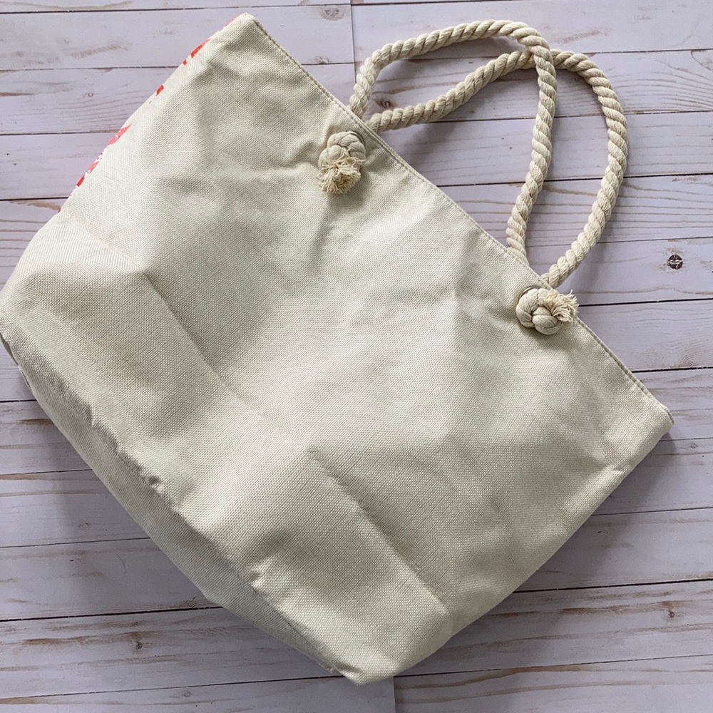 Jumbo Coral Reef Beach Tote - Picture 5 of 8